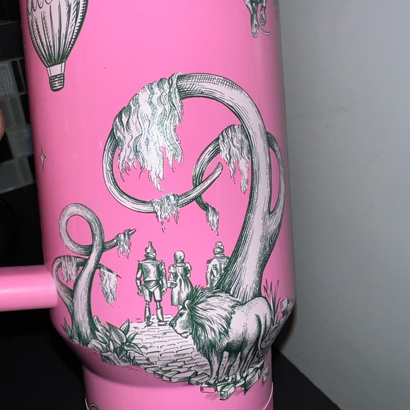 Stanley Floral Pink Tumbler with Handle - Picture 4 of 6